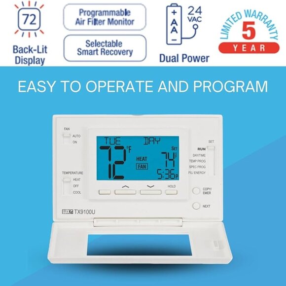 LUXPRO P722U Thermostat - Picture 2 of 4